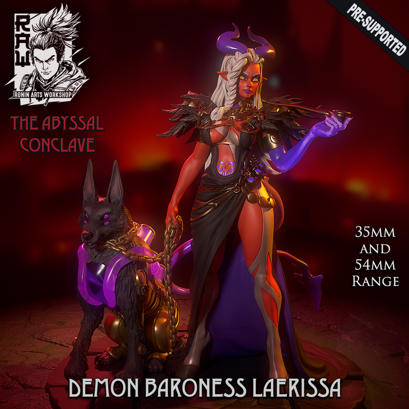 Demon Baroness Laerissa - STL only - Only-Games