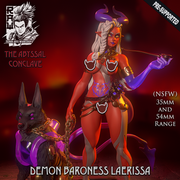 Demon Baroness Laerissa - NSFW - 54mm - Only-Games