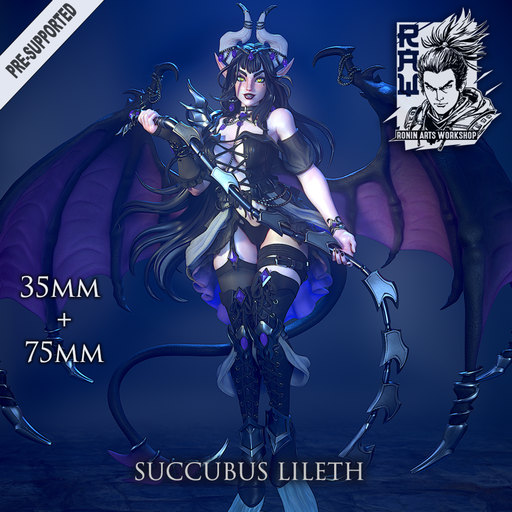 Succubus Lileth - STL only - Only-Games