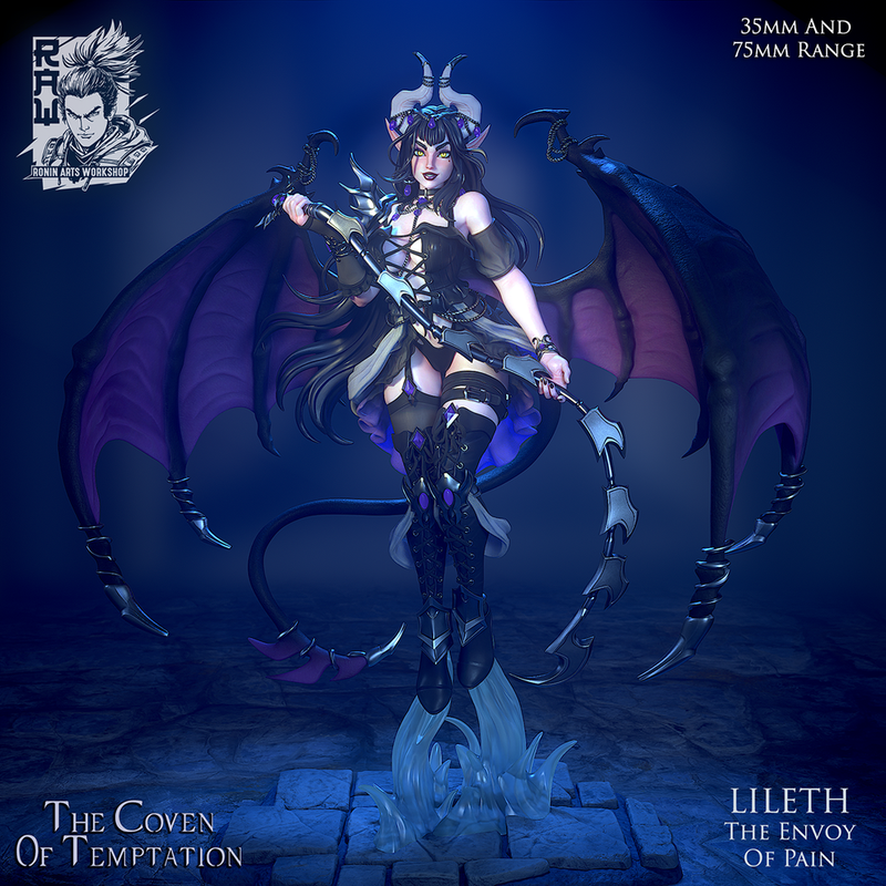 Succubus Lileth - 75mm version - Only-Games