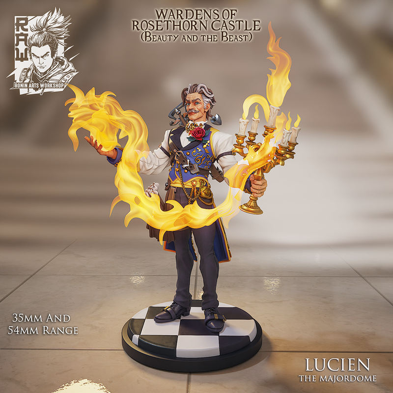 Lucien - The Majordome - Butler of Rosethorne Castle - Only-Games