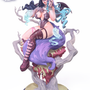 Lunaerys - Celestial Kitsune PinUp - STL only - Only-Games