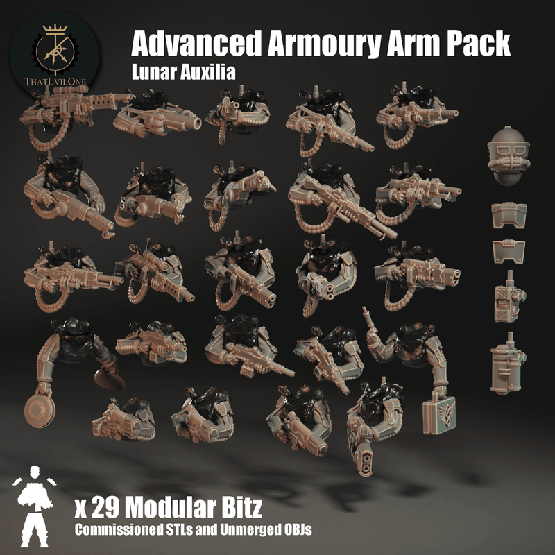 Advanced Armoury Arm Pack - Commissioned - Only-Games