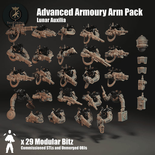 Advanced Armoury Arm Pack - Commissioned - Only-Games