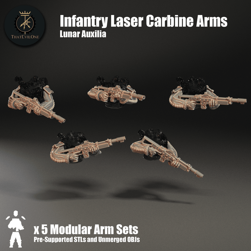 Infantry Laser Carbines Arms - Only-Games
