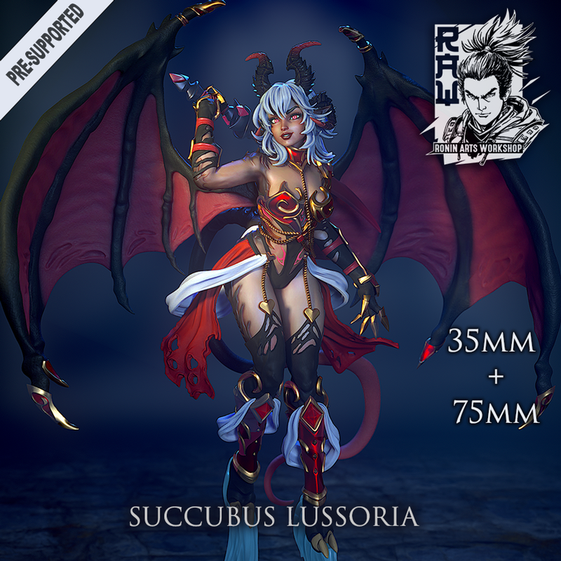 Succubus Lussoria - STL only - Only-Games