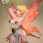 Lynetta - Fairy Pin-Up (75mm and 120mm) - STL only - Only-Games