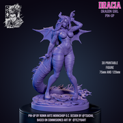 Dracia - Dragon Girl Pin-Up - 75mm - Only-Games