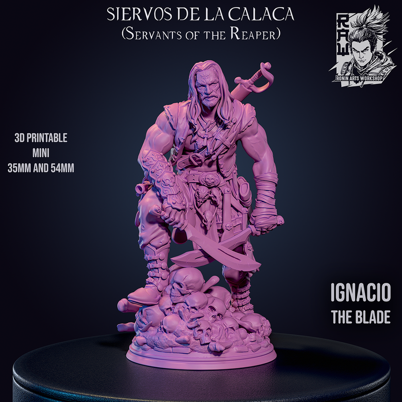 Ignacio The Blade - Dia De Muertos Executioner - STL only - Only-Games