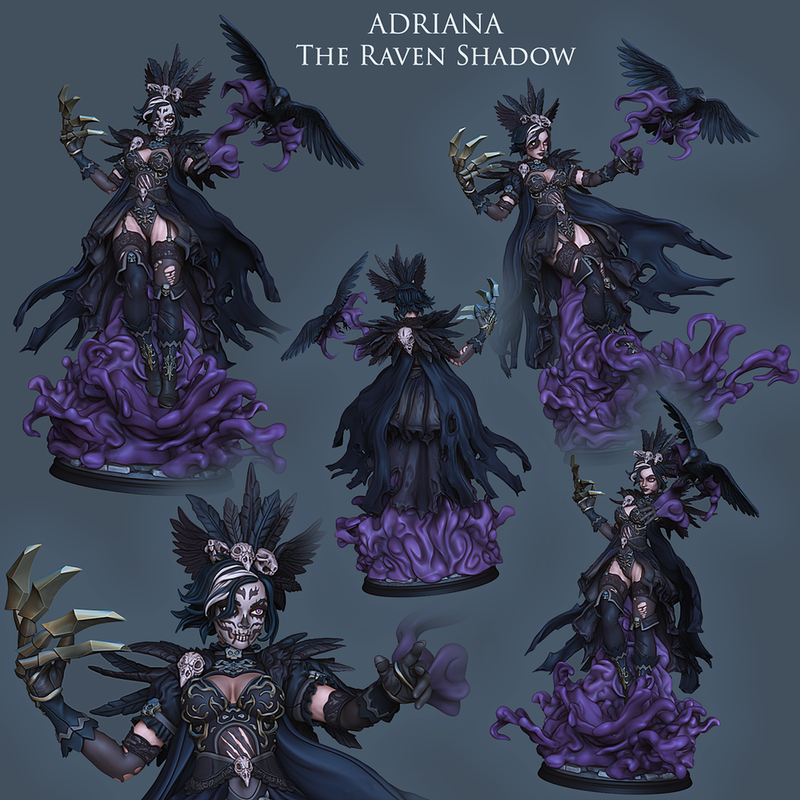Adriana - Dia De Muertos Witch - 54mm - Only-Games