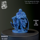 Marnash The Scout - Dwarven Scout - STL only - Only-Games