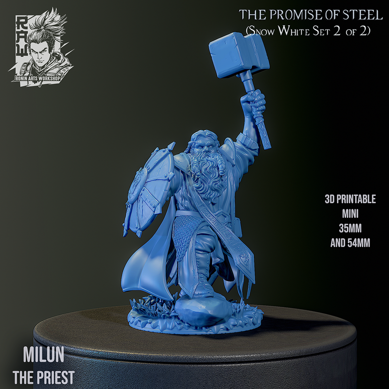 Milun The Priest - Cleric Dwarf - Only-Games