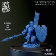 Rilla The Hoplite - Armored Dwarf - Only-Games