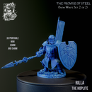 Rilla The Hoplite - Armored Dwarf - STL only - Only-Games