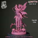 Lynetta - Fairy Pin-Up (75mm and 120mm) NSFW - STL only - Only-Games