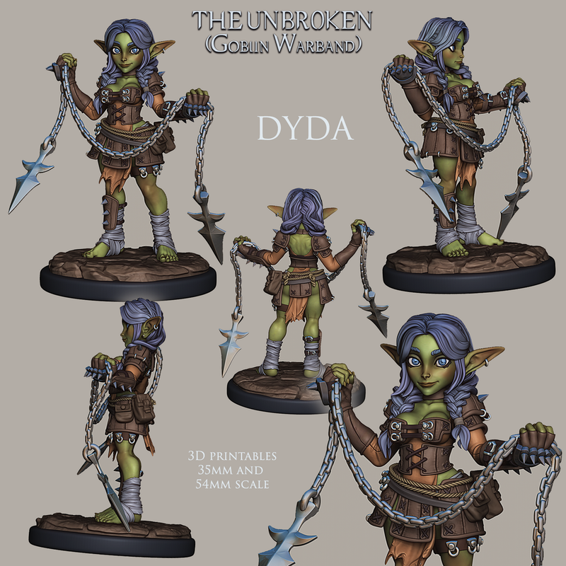 Dyda - Female Goblin - STL only - Only-Games