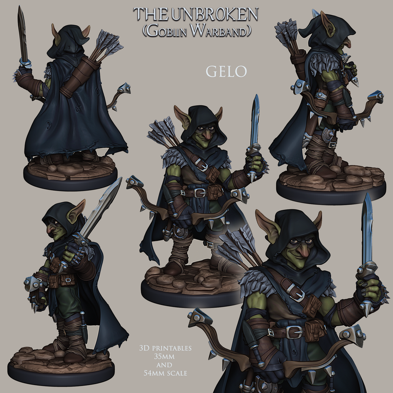 Gelo - Goblin Archer - 54mm - Only-Games