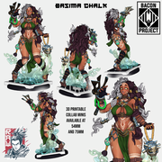 Basima Chalk - Shaman Priestess - STL only - Only-Games