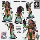 Basima Chalk - Shaman Priestess - STL only - Only-Games