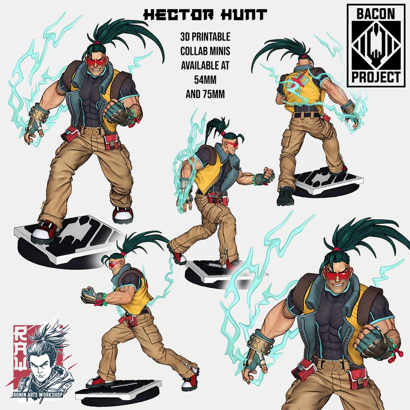 Hector Hunt - Combat Exorcist - STL only - Only-Games
