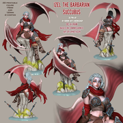 Izel The Barbarian Succubus - PinUp 2 - Only-Games