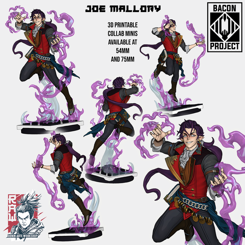 Joe Mallory - Vampire Warlock - STL only - Only-Games