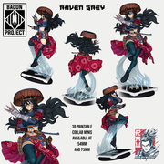 Raven Grey - Female Ronin - STL only - Only-Games
