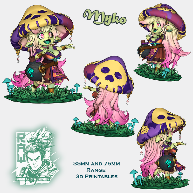 Chibi Goblin - Myko - STL only - Only-Games