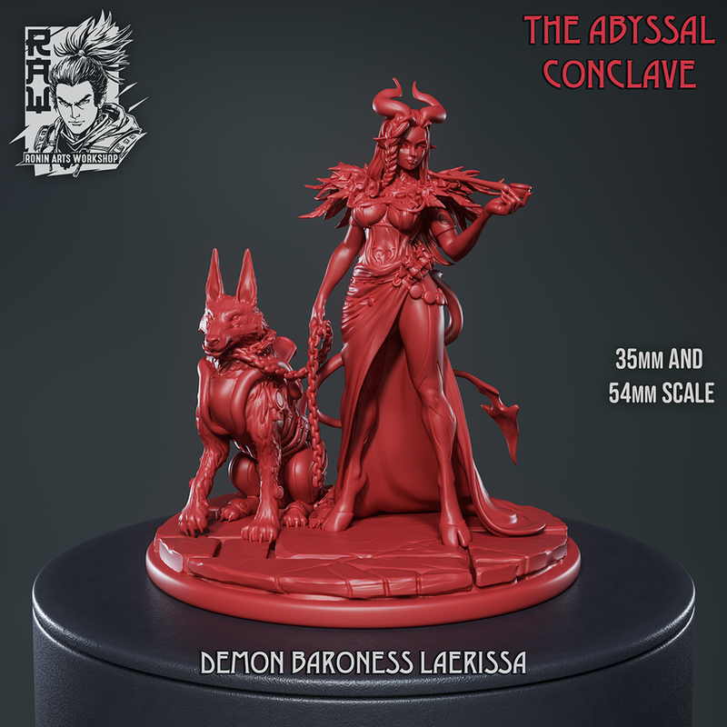 Demon Baroness Laerissa - STL only - Only-Games