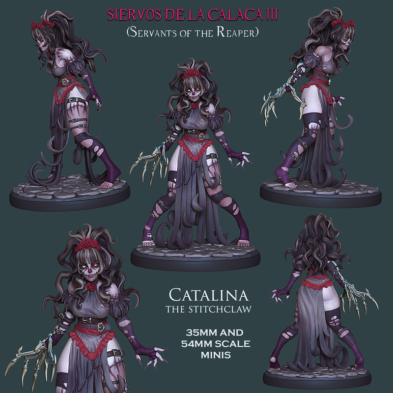 Catalina The Stitchclaw - Dia De Muertos Catrina Ragdoll - 54mm - Only-Games