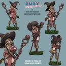 Ruby The Gem Witch - Sexy Witch PinUp (NSFW) - STL only - Only-Games
