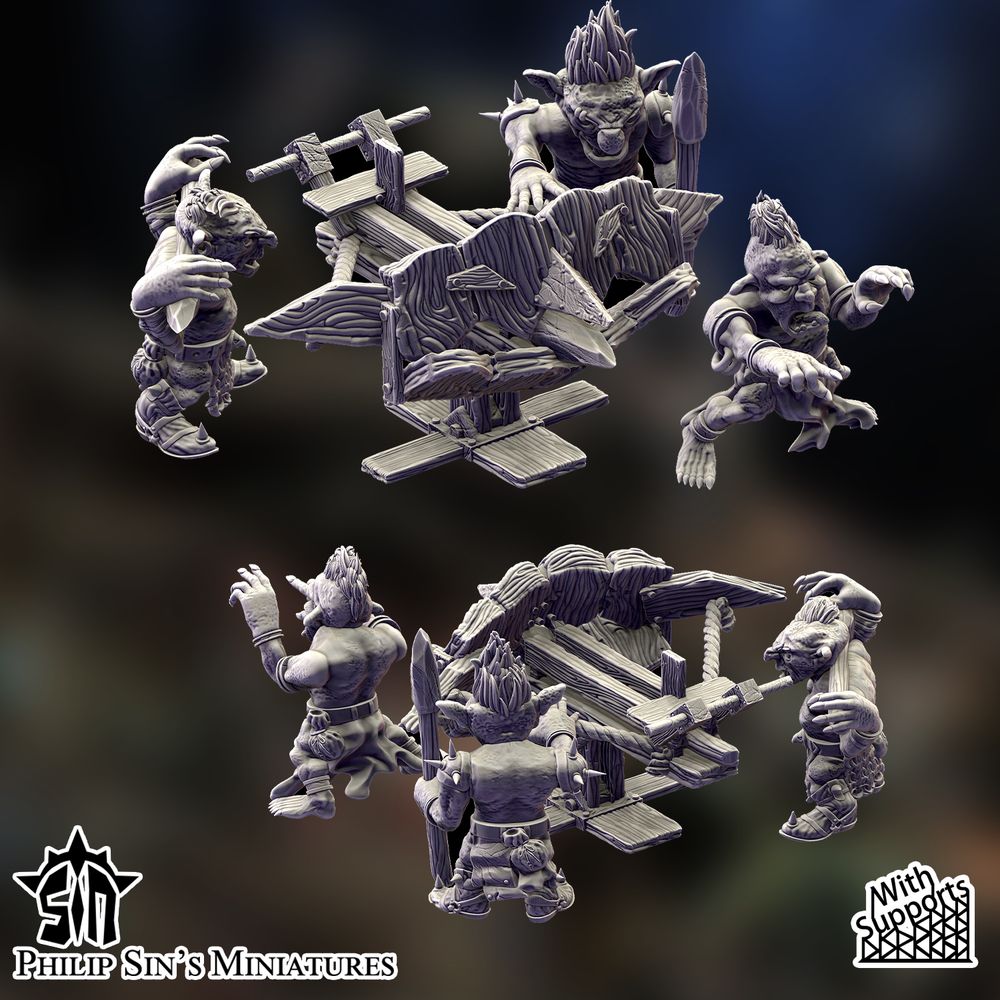 Goblin Bolt Thrower - Philip Sin's Miniatures - Miniatures by Only