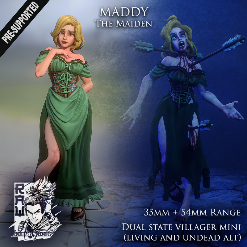 Maddy The Maiden - Female Villager with living and undead alts - Only-Games