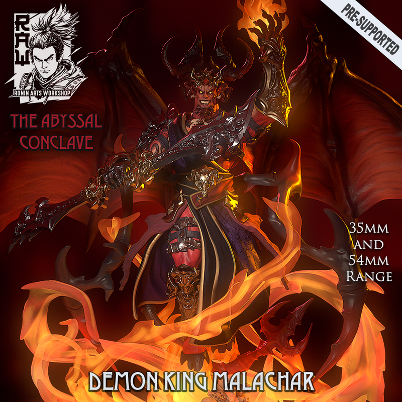 Demon King Malachar - Giant Demon Monster - STL only - Only-Games