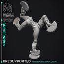 Mannequins - 3 models - Silent hill -  PRESUPPORTED - Illustrated and Stats - 32mm scale