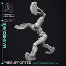 Mannequins - 3 models - Silent hill -  PRESUPPORTED - Illustrated and Stats - 32mm scale