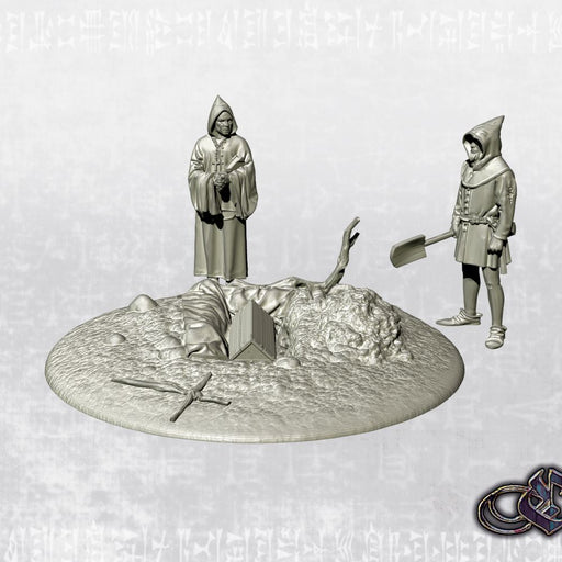 "An Orphan's Burial" Western Eurpe - 14th Century - 34mm - Only-Games