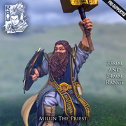 Milun The Priest - Cleric Dwarf - Only-Games