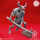 Minotaur Skeleton - Tabletop Miniature (Pre-Supported)