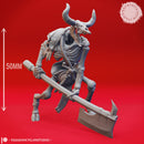 Minotaur Skeleton - Tabletop Miniature (Pre-Supported)
