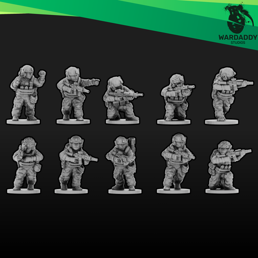 Modern NATO Infantry Squad 2 (15mm) - Only-Games