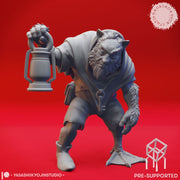 Mongrelfolk - Cyrus - Tabletop Miniature (Pre-Supported) - Only-Games
