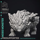 Moss Monster - Elemental Creatures -  PRESUPPORTED - Illustrated and Stats - 32mm scale