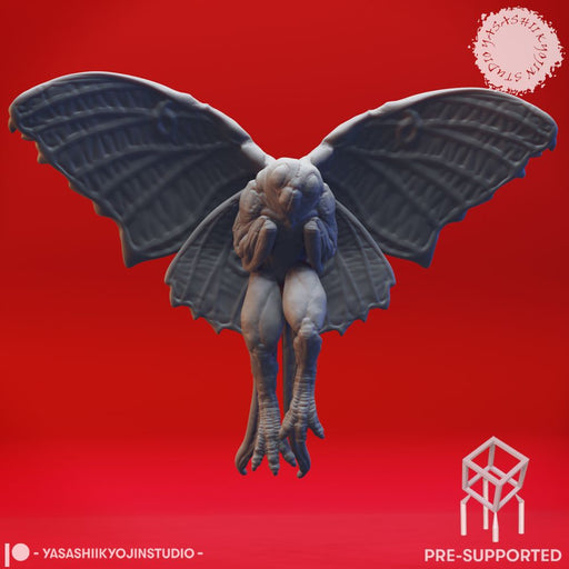Mothman - Flying - Tabletop Miniature (Pre-Supported STL) - Only-Games