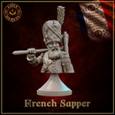 French Napoleonic Sapper Bust