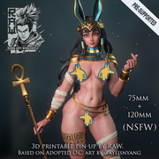 Nefrida - Egyptian Priestess Pinup (NSFW) - 75mm - Only-Games
