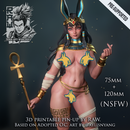 Nefrida - Egyptian Priestess Pinup (NSFW) - STL only - Only-Games