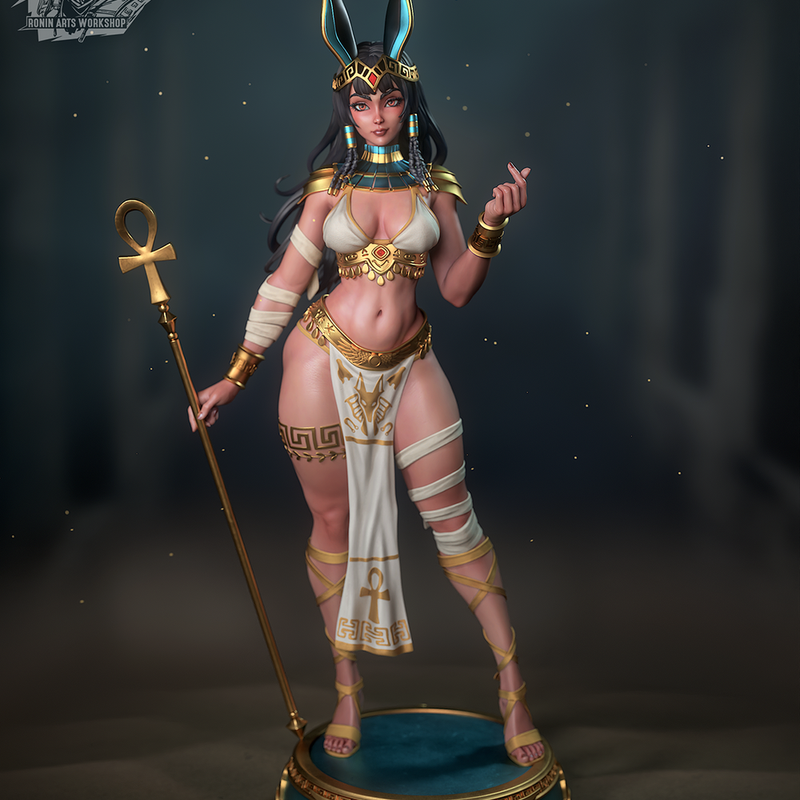 Nefrida - Egyptian Priestess Pinup (NSFW) - STL only - Only-Games