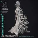 New Flesh Preist - Horror Monster -  PRESUPPORTED - Illustrated and Stats - 32mm scale
