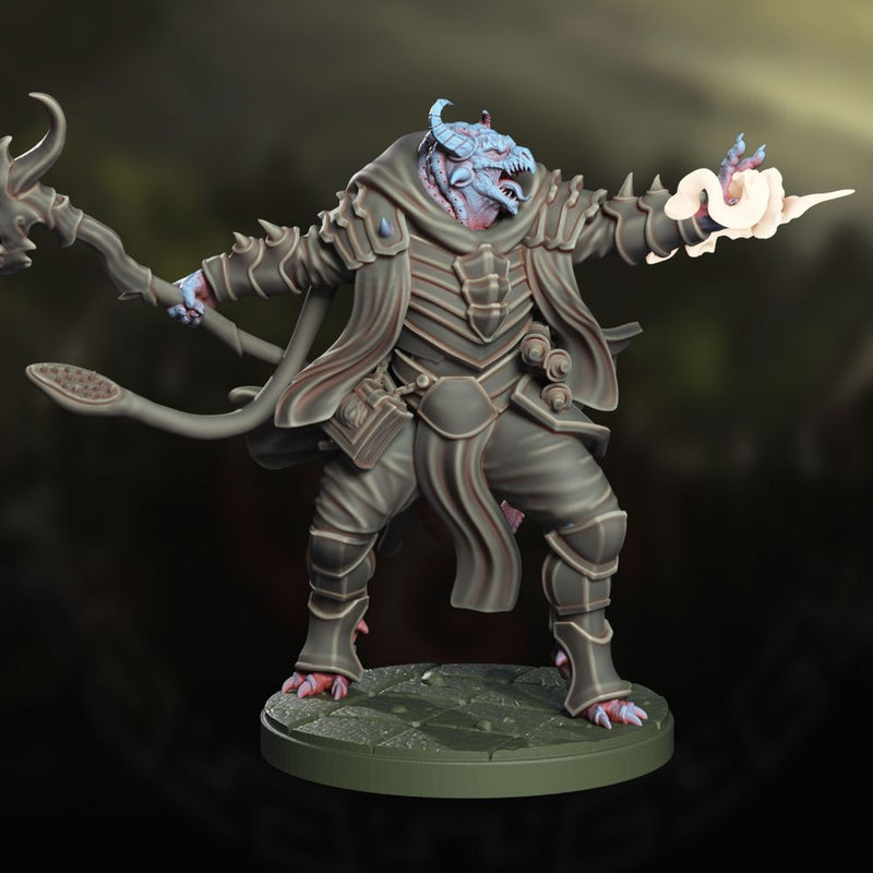 Nunxor Kilcrath, Dragonborn Warlock